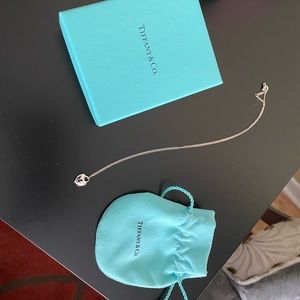 Tiffany & Co Heart and Lock Necklace